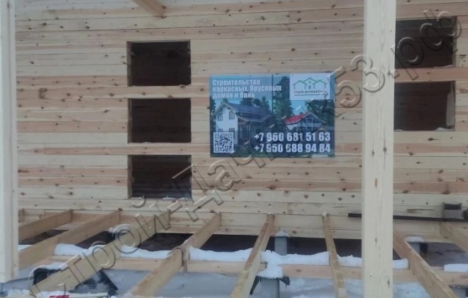 4 Брусовой дом ОД-21, 11x9.5м, 91 М², Ленинградская область, территория Горелово (10)